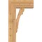 Ekena Millwork Olympic Block Smooth Bracket w/ Offset Brace, Western Red Cedar, 7 1/2"W x 18"D x 30"H BKT0806X18X30OLY05SWR - alternate 3